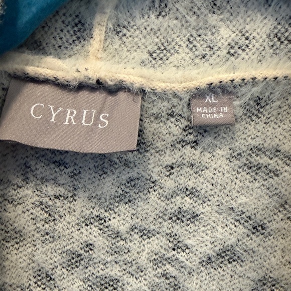 Cyrus Cream and Black Leopard Print Cardigan - Picture 2 of 5